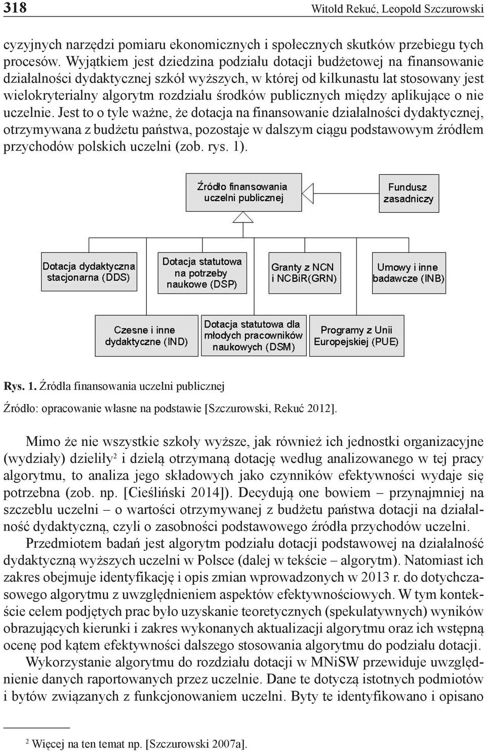 publicznych między aplikujące o nie uczelnie.