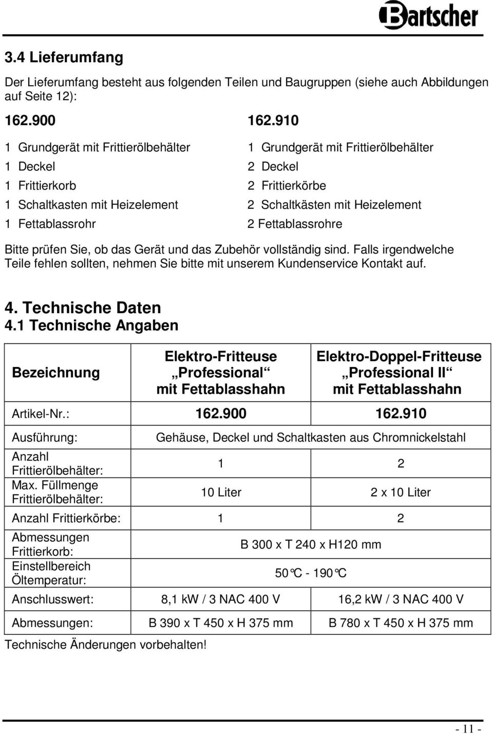 Fettablassrohr 2 Fettablassrohre Bitte prüfen Sie, ob das Gerät und das Zubehör vollständig sind. Falls irgendwelche Teile fehlen sollten, nehmen Sie bitte mit unserem Kundenservice Kontakt auf. 4.