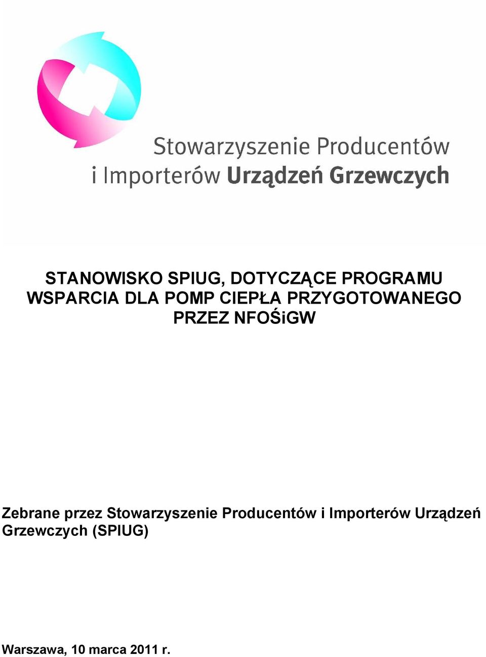 przez Stowarzyszenie Producentów i Importerów