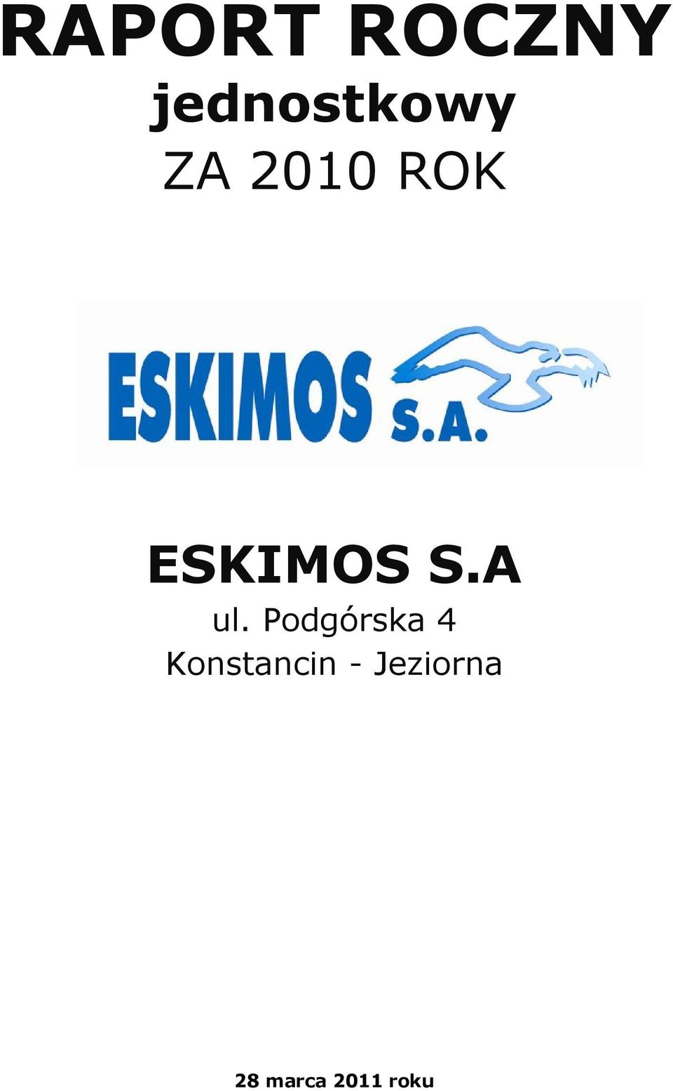 Podgórska 4 Konstancin -