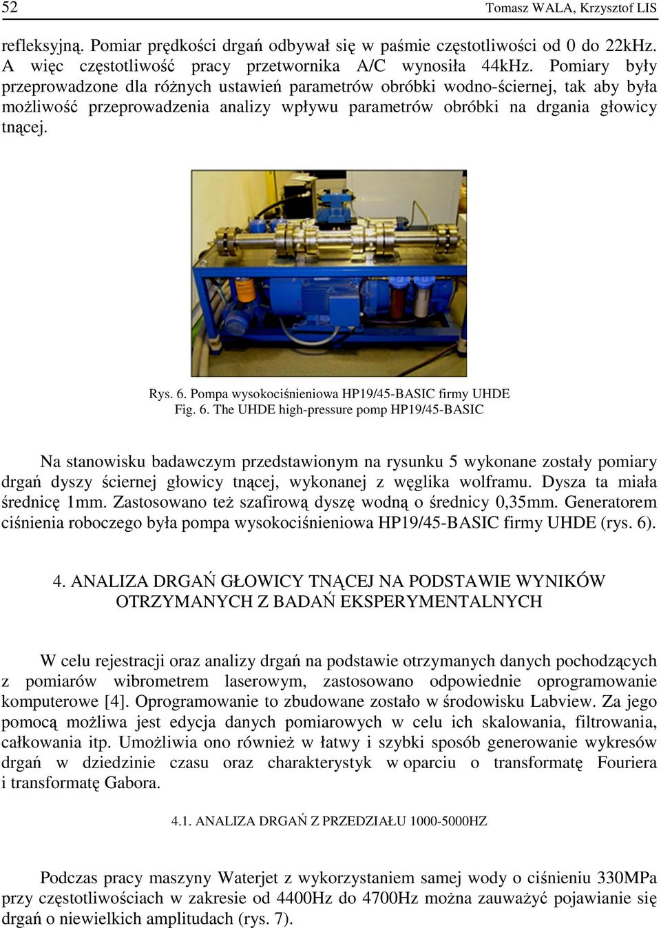 Pompa wysokociśnieniowa HP19/45-BASIC firmy UHDE Fig. 6.