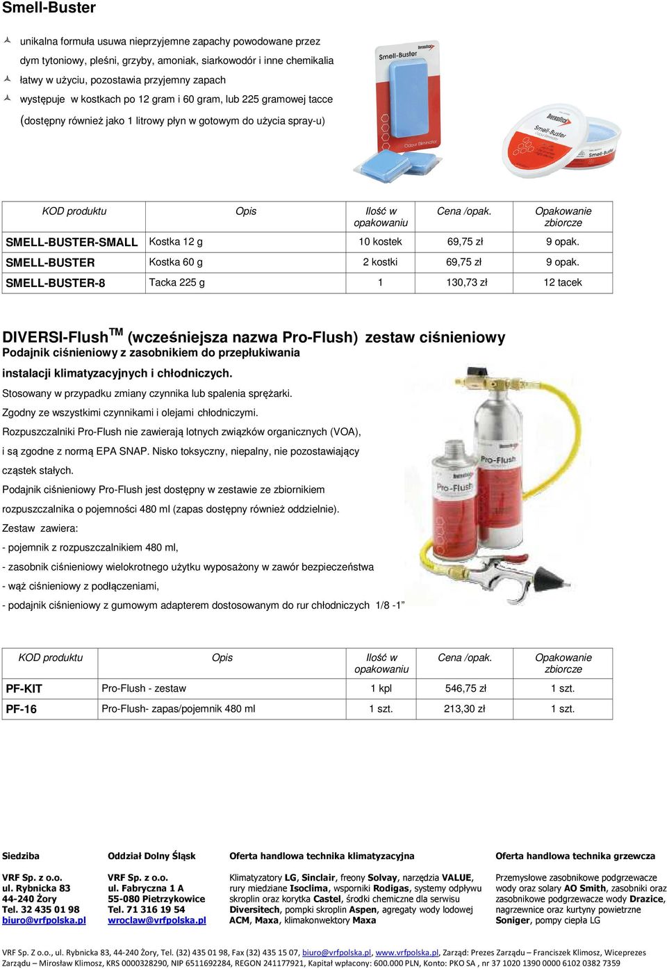 SMELL-BUSTER Kostka 60 g 2 kostki 69,75 zł 9 opak.