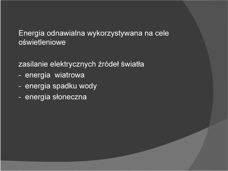 elektrycznych źródeł światła - energia