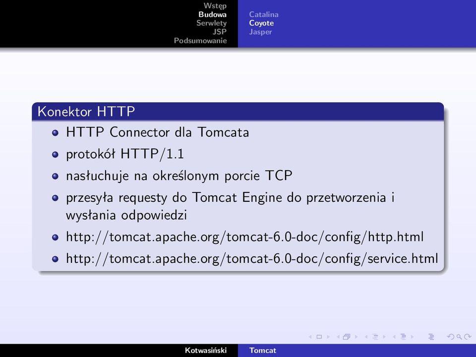 przetworzenia i wysłania odpowiedzi http://tomcat.apache.org/tomcat-6.