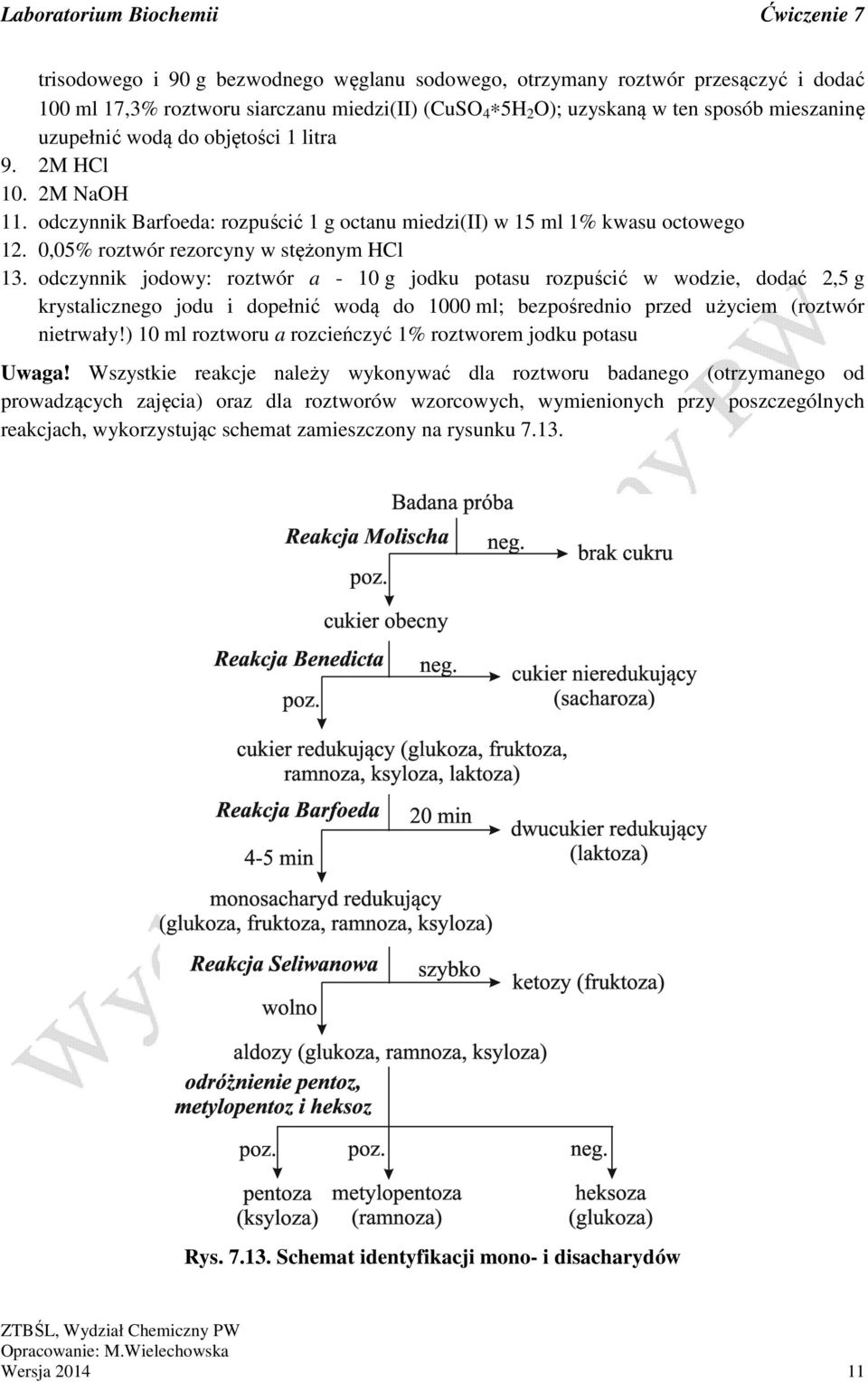 odczynnik jodowy: roztwór a - 10 g jodku potasu rozpuścić w wodzie, dodać 2,5 g krystalicznego jodu i dopełnić wodą do 1000 ml; bezpośrednio przed użyciem (roztwór nietrwały!