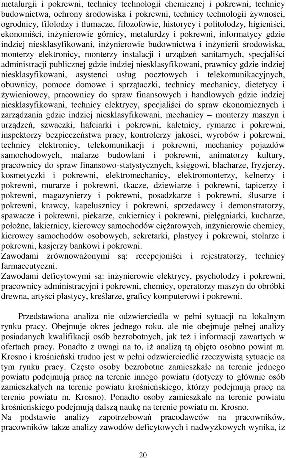 elektronicy, monterzy instalacji i urządzeń sanitarnych, specjaliści administracji publicznej gdzie indziej niesklasyfikowani, prawnicy gdzie indziej niesklasyfikowani, asystenci usług pocztowych i