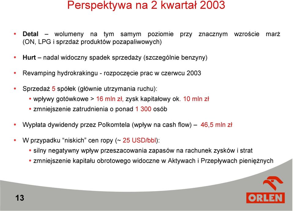 zysk kapitałowy ok.