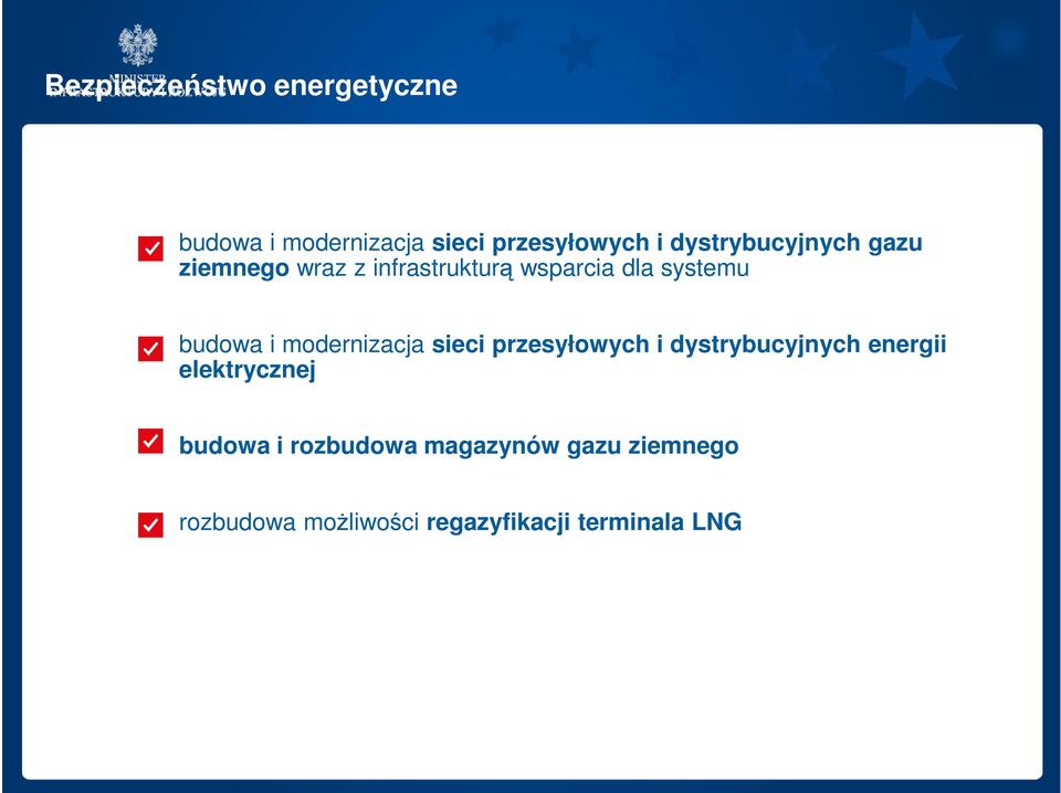 budowa i modernizacja sieci przesyłowych i dystrybucyjnych energii