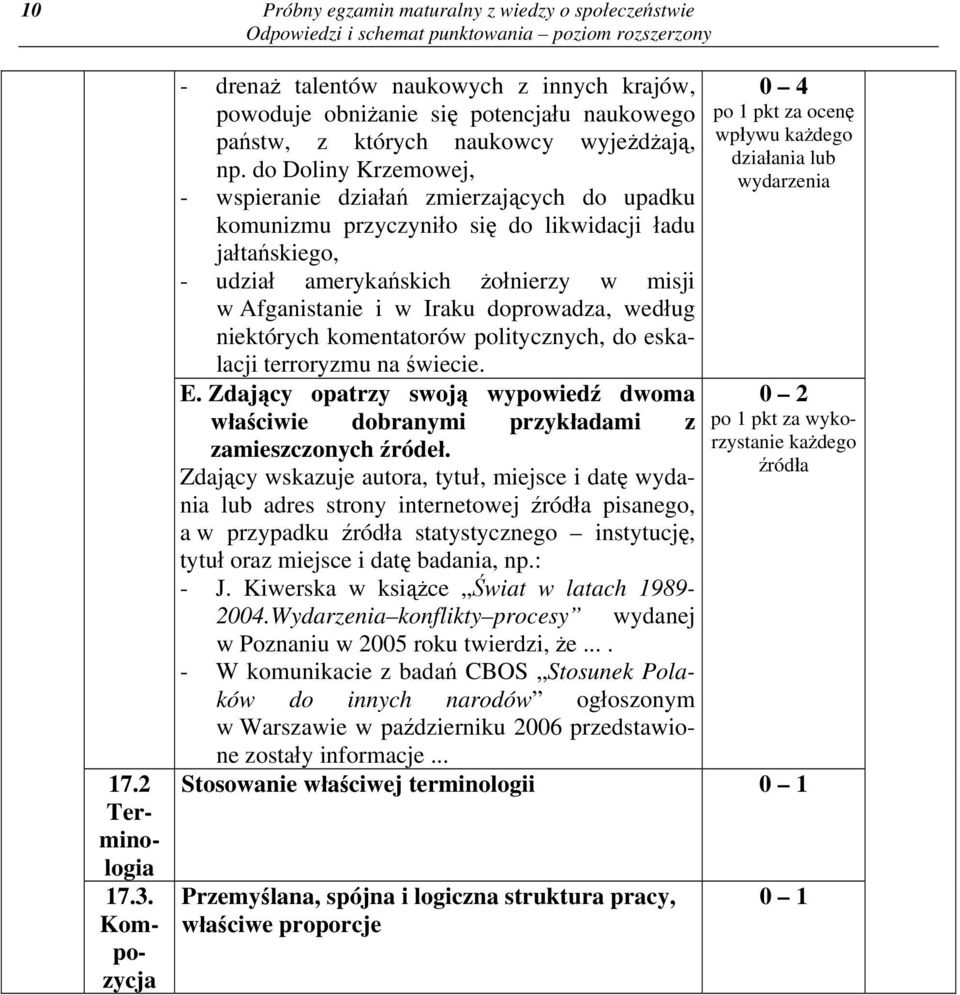 do Doliny Krzemowej, - wspieranie działań zmierzających do upadku komunizmu przyczyniło się do likwidacji ładu jałtańskiego, - udział amerykańskich żołnierzy w misji w Afganistanie i w Iraku