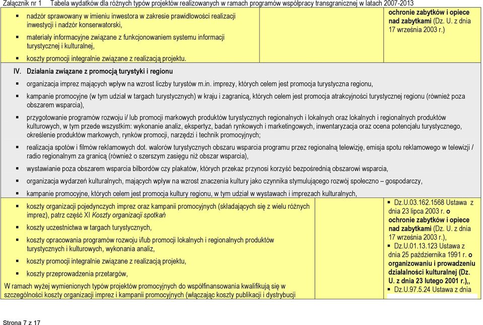 U. z dnia 17 września 2003 r.