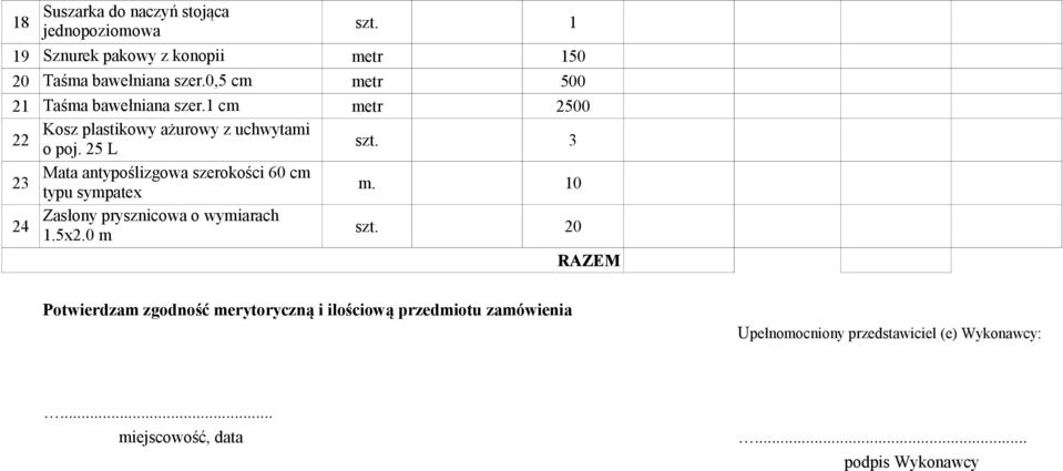 0,5 cm metr 500 21 Taśma bawełniana szer.