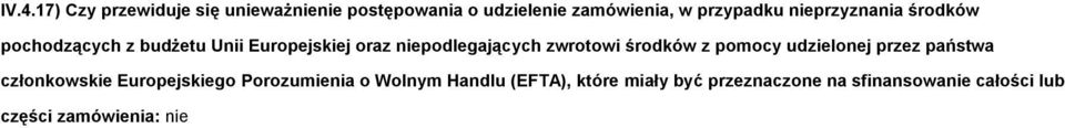 niepdlegających zwrtwi śrdków z pmcy udzielnej przez państwa człnkwskie Eurpejskieg