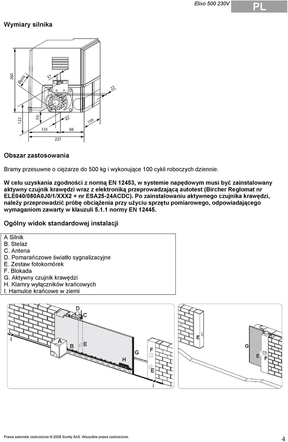 ELE040/080A0J0/1/XXX2 + nr ESA25-24ACDC).