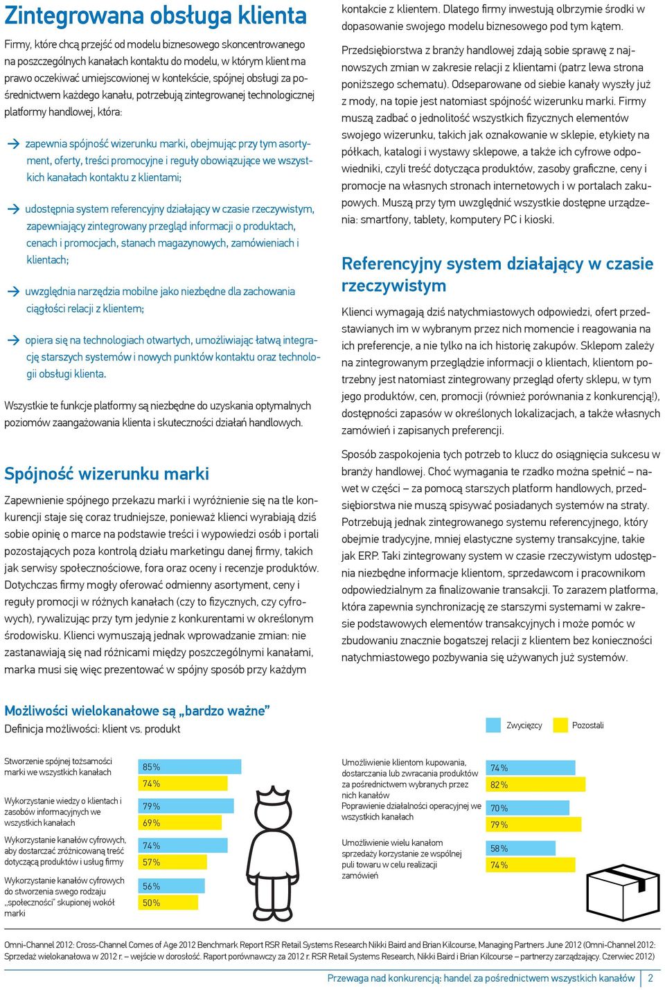 oferty, treści promocyjne i reguły obowiązujące we wszystkich kanałach kontaktu z klientami; udostępnia system referencyjny działający w czasie rzeczywistym, zapewniający zintegrowany przegląd