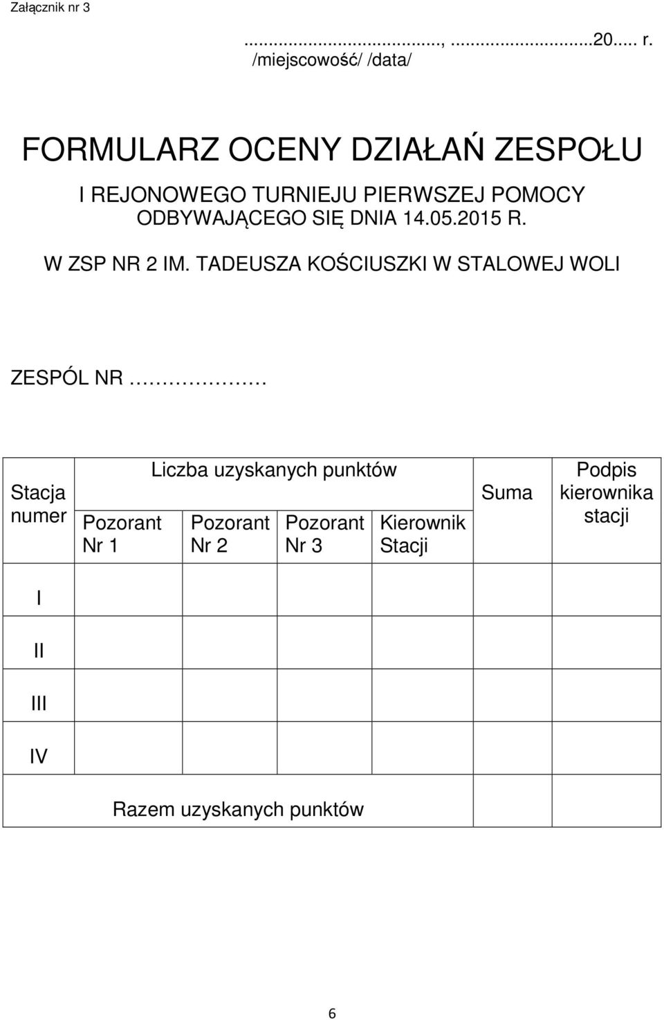 2015 R. W ZSP NR 2 IM.