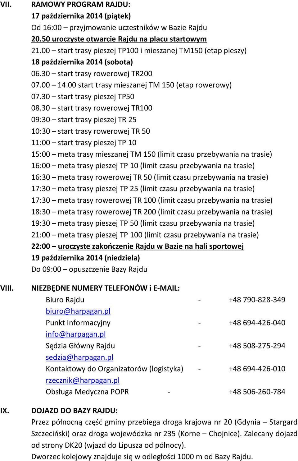 30 start trasy pieszej TP50 08.