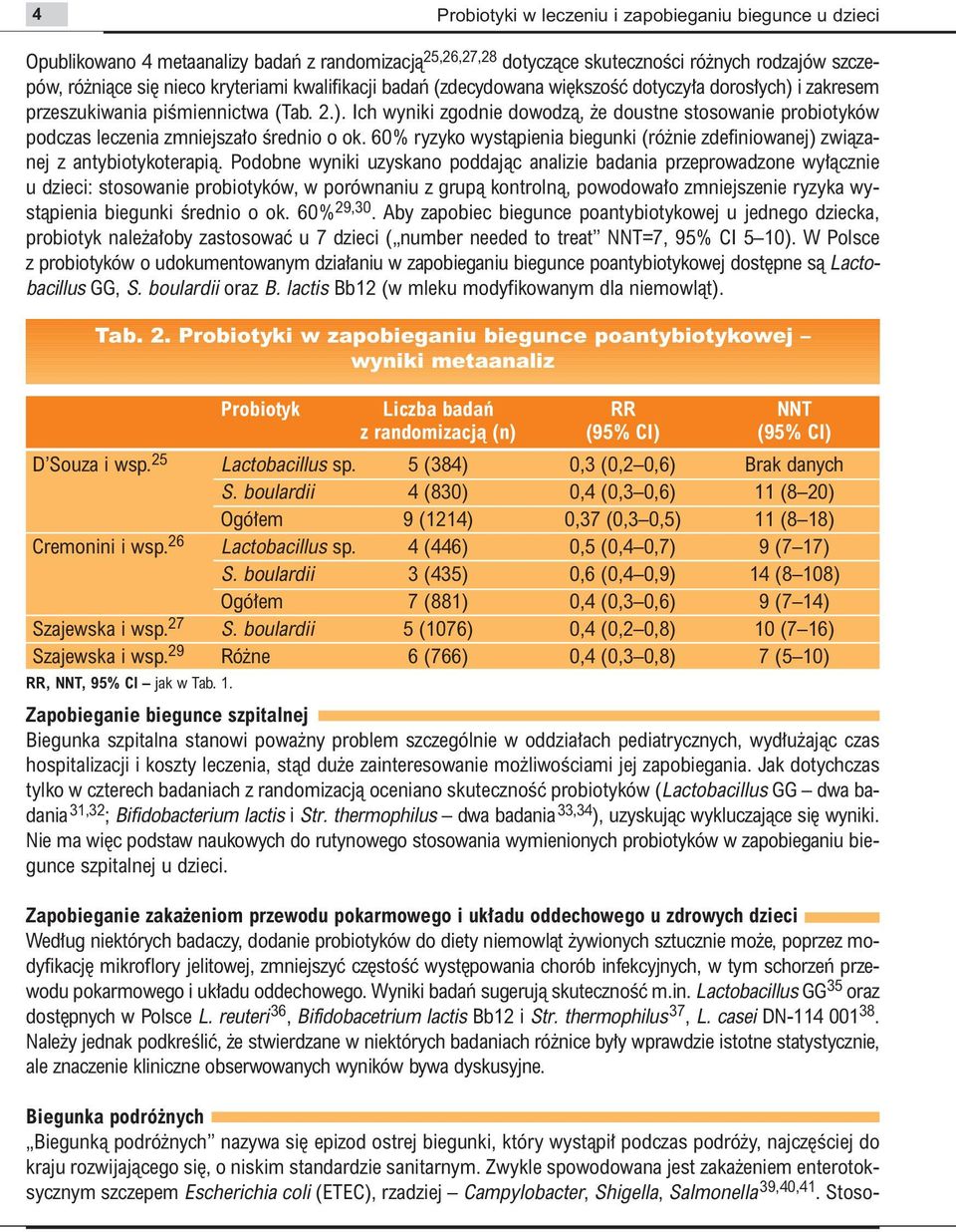 60% ryzyko wystàpienia biegunki (ró nie zdefiniowanej) zwiàzanej z antybiotykoterapià.