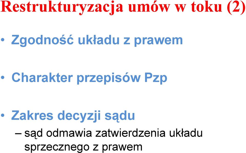 przepisów Pzp Zakres decyzji sądu sąd