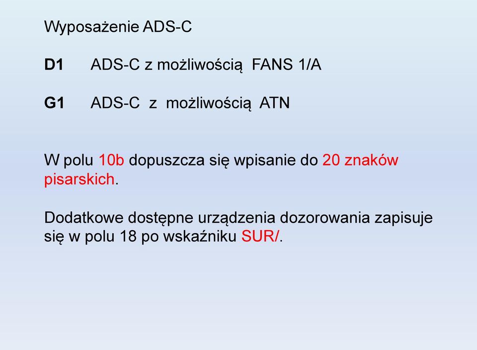 wpisanie do 20 znaków pisarskich.