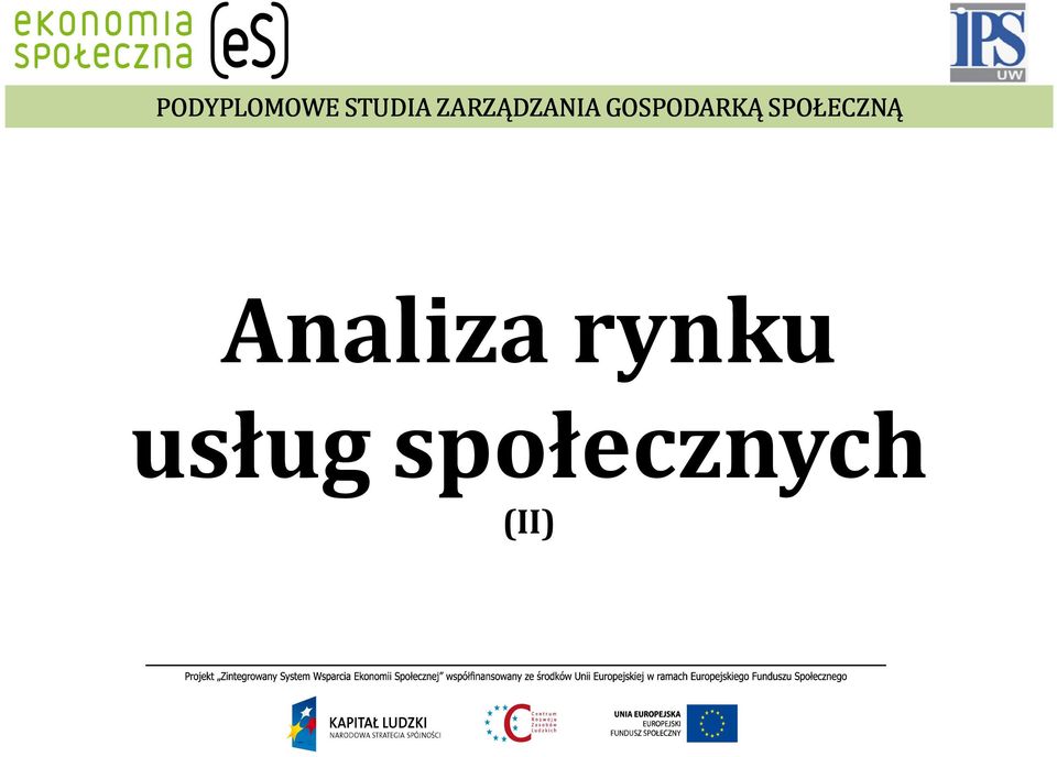 GOSPODARKĄ SPOŁECZNĄ