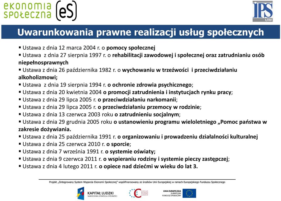 o wychowaniu w trzeźwości i przeciwdziałaniu alkoholizmowi; Ustawa z dnia 19 sierpnia 1994 r.