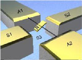 First Synthetic Nanomotor Top view Side schematic 300 nm MWNT shaft Au rotor 300 nm Schematic (top) and scanning electron microscopy (SEM) image (bottom) of LBNL s synthetic nanomotor.