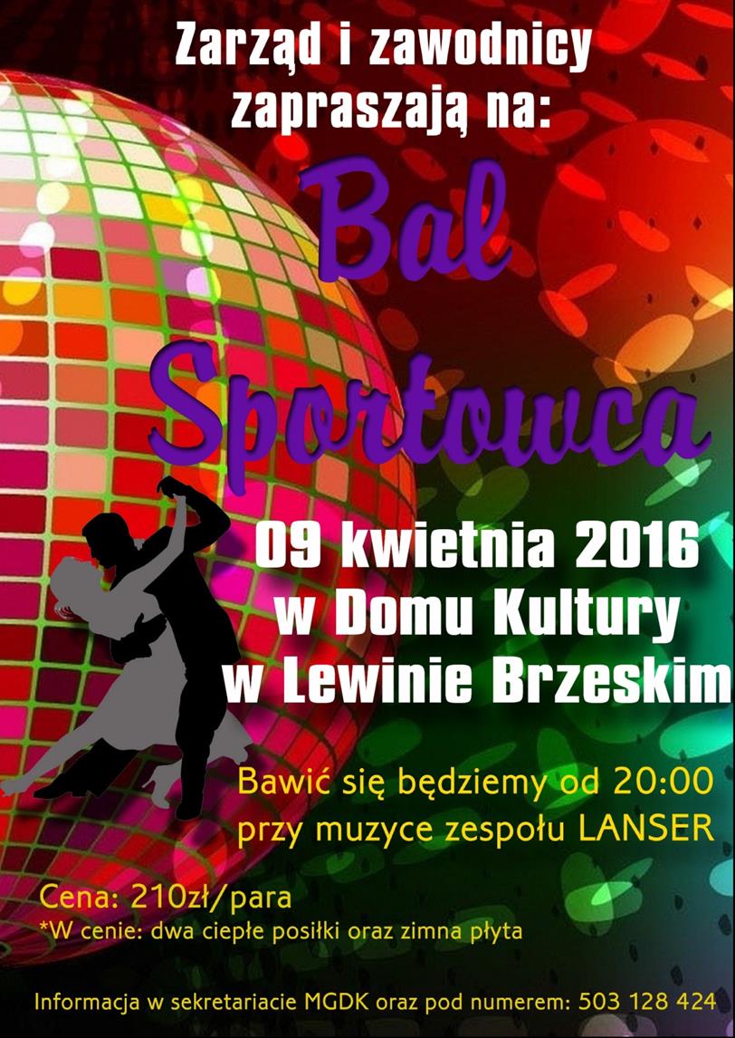 Gmina Lewin Brzeski Zarząd oraz zawodnicy Klubu Sportowego Olimpia w Lewinie Brzeskim serdecznie zapraszają