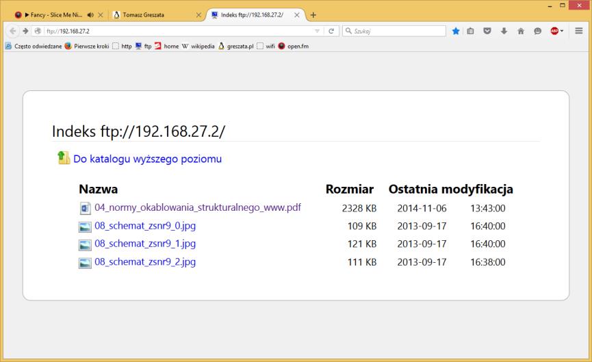 czyli ftp://192.168.27.