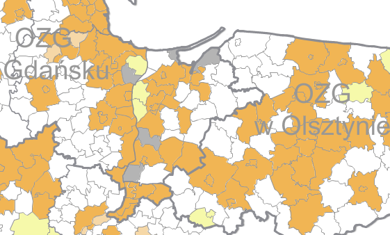 W otoczeniu gminy miejskiej Nowe Miasto Lubawskie niezgazyfikowane pozostają w dalszym ciągu gminy sąsiadujące, tj. gmina wiejska Nowe Miasto Lubawskie oraz gmina Kurzętnik.