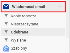 Wiadomości email Opcja umożliwia odbieranie, odczytywanie i wysyłanie wiadomości email z podłączonych do Firmao firmowych skrzynek email.