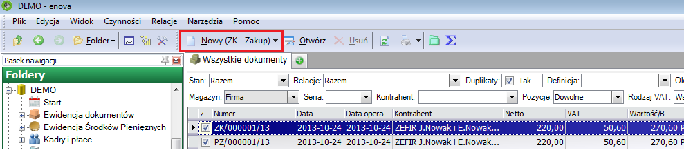 receptura możemy stworzyć wiele receptur, posiadających różne listy składników i ten sam produkt (alternatywne receptury dla jednego produktu).