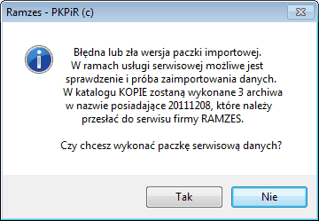 11 Program kontroluje próbe zaimportowania dokumentu, który juz istnieje w ewidencji.