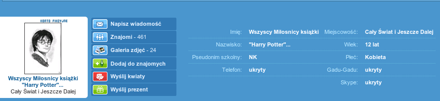 społecznościowych fani