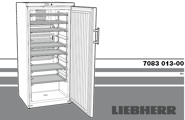 INSTRUKCJA OBSŁUGI CHŁODZIARKI LIEBHERR MODEL BKv 5040 Dystrybutor