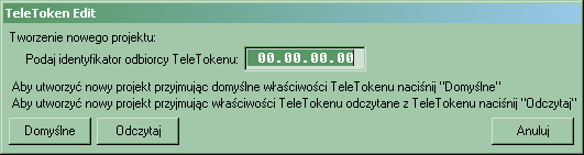 Rozpoczęcie pracy z programem Pracę z programem rozpoczyna się od wciśnięcia przycisku "Nowy" Ŝeby utworzyć nowy projekt lub "Wczytaj" Ŝeby otworzyć istniejący projekt.