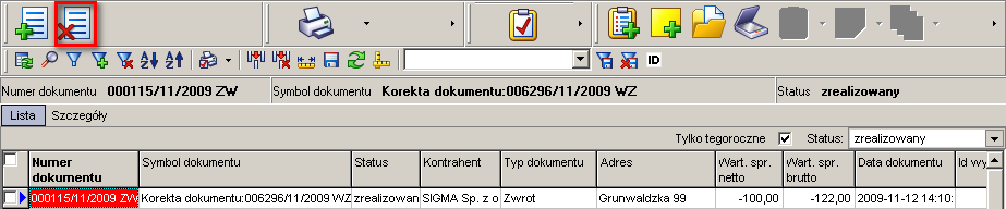 2. Dla zrealizowania operacji program wymaga potwierdzenia. Aby kontynuowad, należy wybrad przycisk TAK. 3.