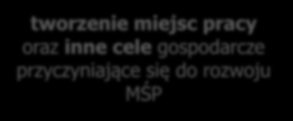 INICJATYWA JEREMIE WSPIERA ROZWÓJ PRZEDSIĘBIORSTW, W TYM SZCZEGÓLNIE REALIZOWANIE INWESTYCJI POPRZEZ OKREŚLENIE NASTĘPUJĄCYCH KIERUNKÓW WYDATKOWANIA ŚRODKÓW: finansowanie inwestycji polegających na