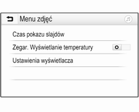 120 Urządzenia zewnętrzne Dotknąć ekranu, aby schować pasek menu. Ponownie dotknąć ekranu, aby wyświetlić pasek menu.