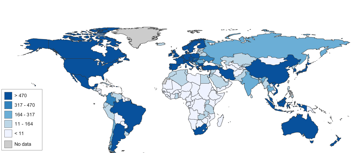 Zużycie ekwiwalentu morfiny w wybranych krajach świata ponad 20 krotne wyższe zużycie w Kanadzie niż w Polsce www.treatthepain.