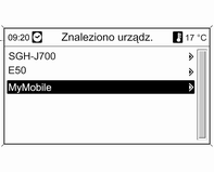 136 Telefon Zmienianie kodu Bluetooth (dotyczy wyłącznie trybu urządzenia głośnomówiącego) Po pierwszym ustanowieniu połączenia Bluetooth z interfejsem telefonu wyświetlany jest kod domyślny.