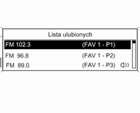 38 Radioodtwarzacz Podczas nadawania jakichkolwiek komunikatów z wcześniej uaktywnionych kategorii przerywany jest odbiór bieżącej usługi (programu) DAB.