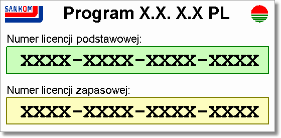 Perfexim C.O. 3.8 Pobieranie licencji na użytkowanie programu Na pudełku z płytą znajdziesz naklejki z numerami licencji zamówionych przez Ciebie programów.