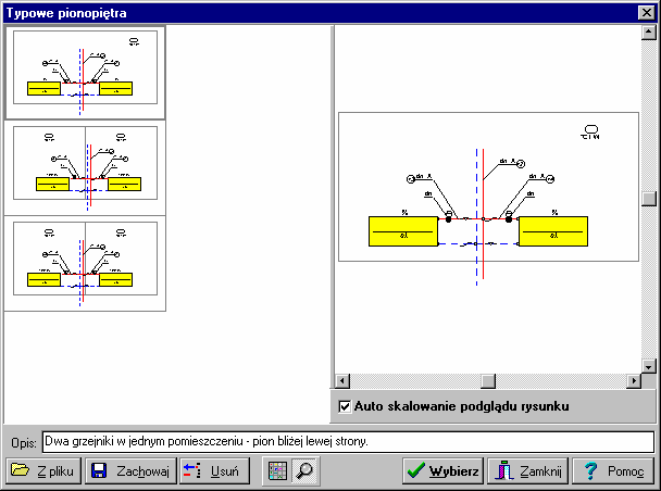 Perfexim C.O. 3.8 Aby wstawić gotowy blok do rysunku należy wykonać następujące czynności: 1. W pasku funkcji rysowania 208 wybrać zakładkę Powielanie i bloki. 2. W zakładce wybrać jeden z przycisków związanych z blokami.