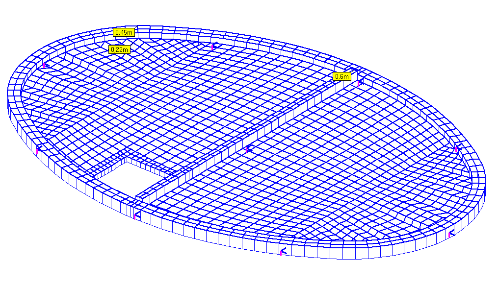 Modelowanie obiektów przestrzennych tości grubości (okno jest podobne do opisanego w rozdziale z danymi materiałowymi). Klikając dwukrotnie w wybraną wartość moŝna od razu przejść do wyboru miejsca.