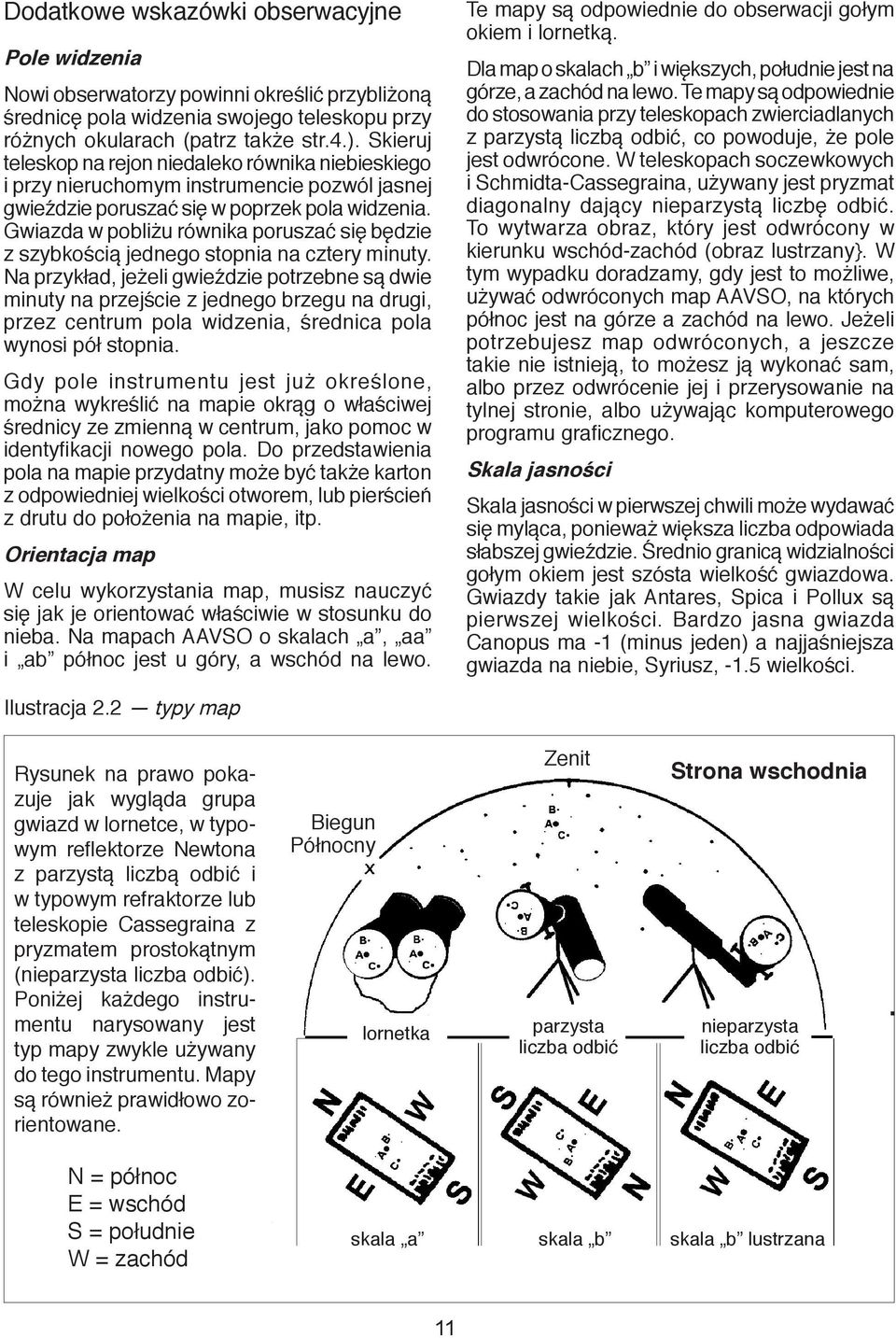 Gwiazda w pobliżu równika poruszać się będzie z szybkością jednego stopnia na cztery minuty.