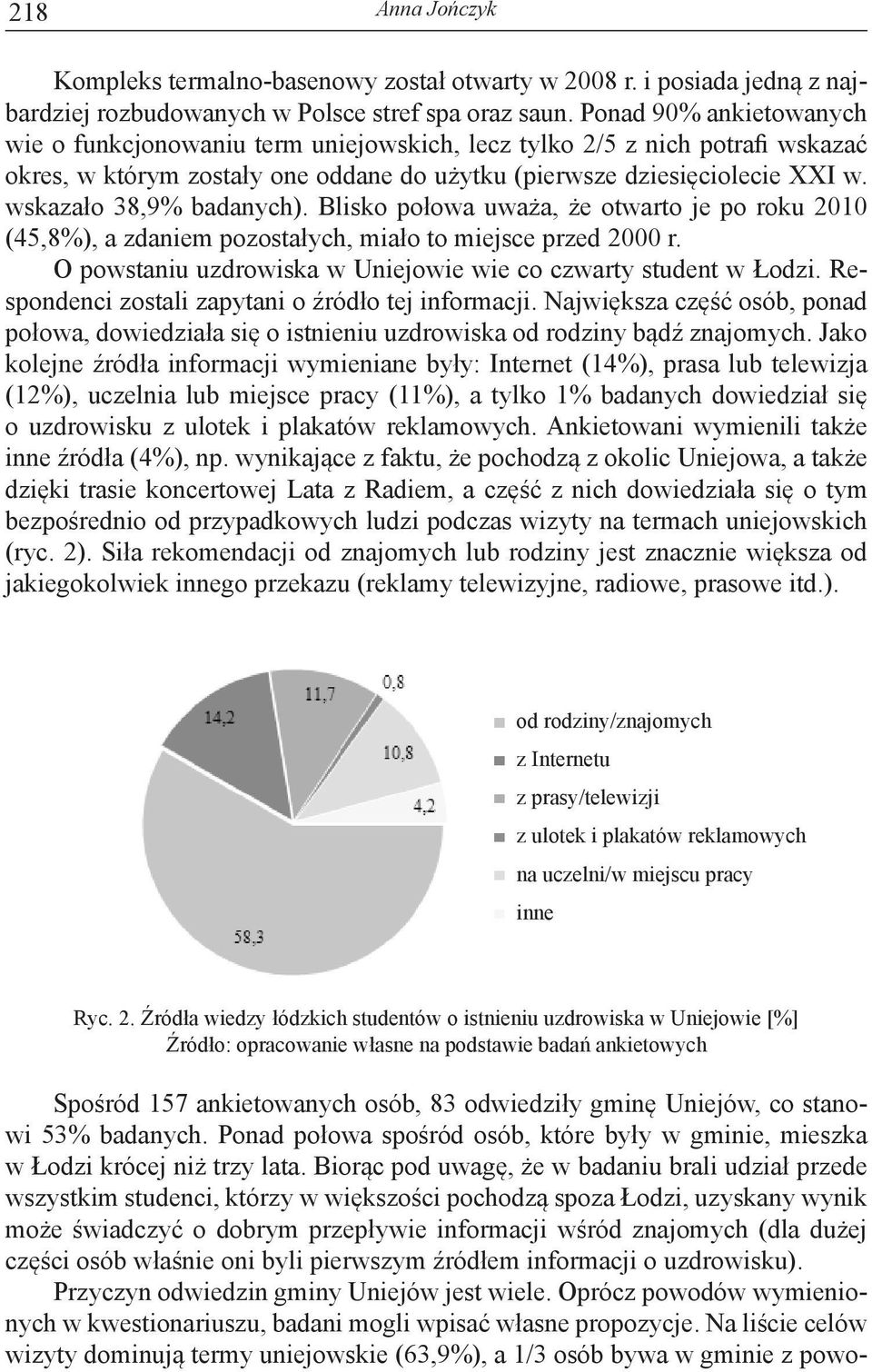 wskazało 38,9% badanych). Blisko połowa uważa, że otwarto je po roku 2010 (45,8%), a zdaniem pozostałych, miało to miejsce przed 2000 r.