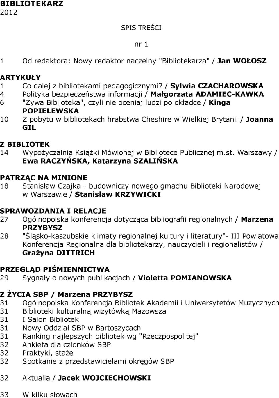 Cheshire w Wielkiej Brytanii / Joanna GIL 14 Wypożyczalnia Książki Mówionej w Bibliotece Publicznej m.st.