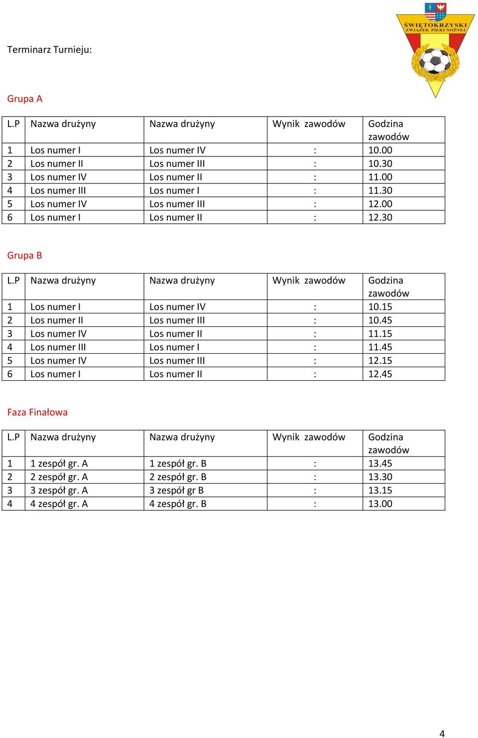 5 Ls numer II Ls numer III : 0.45 Ls numer IV Ls numer II :.5 4 Ls numer III Ls numer I :.45 5 Ls numer IV Ls numer III :.