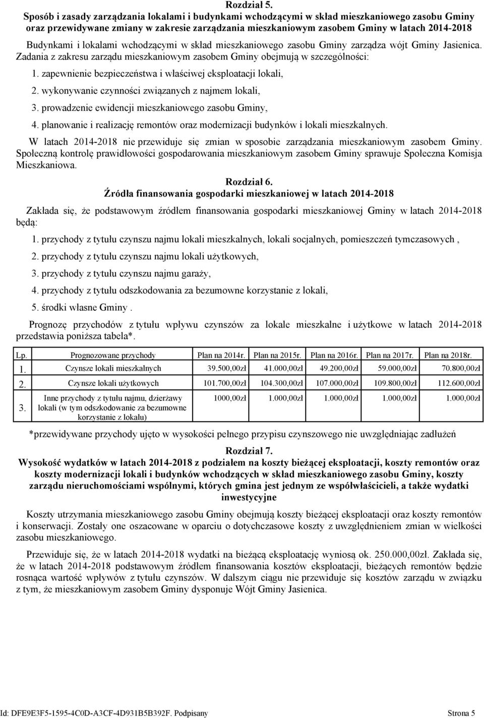 Budynkami i lokalami wchodzącymi w skład mieszkaniowego zasobu Gminy zarządza wójt Gminy Jasienica. Zadania z zakresu zarządu mieszkaniowym zasobem Gminy obejmują w szczególności: 1.