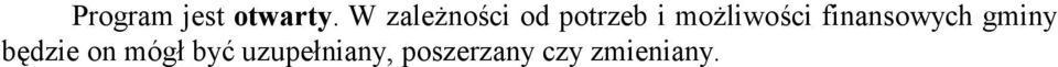 możliwości finansowych gminy